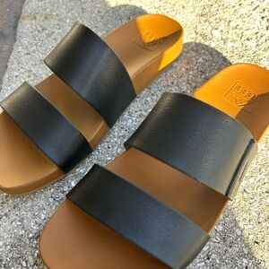 Reef Black Slide Sandals- WORE 2x
Like brand new